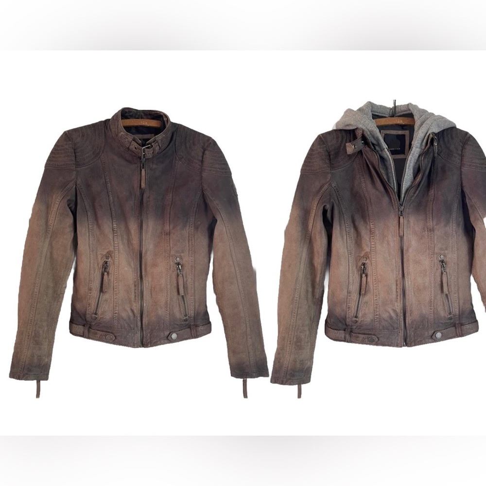 Brown Leather Women's Jacket